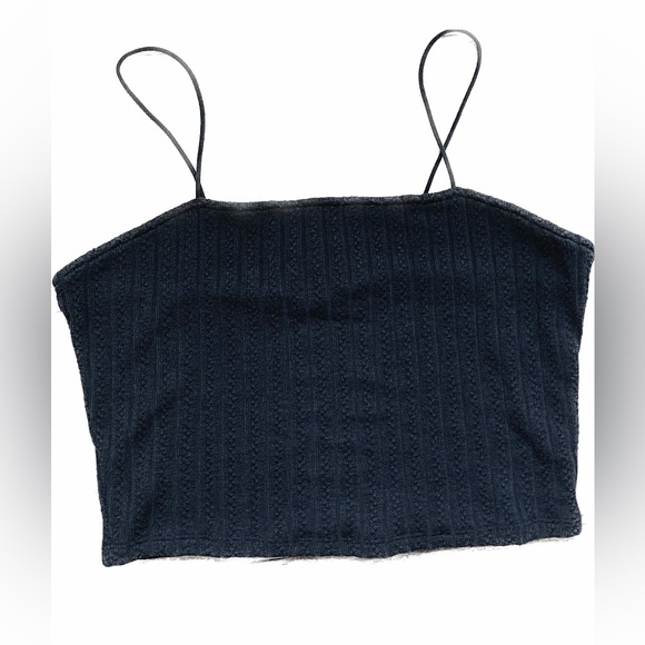 Knit Ribbed Cropped Top NWT - Picture 8 of 15